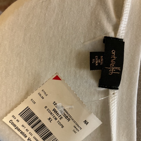 Anthropologie White Cotton Top - Picture 7 of 8